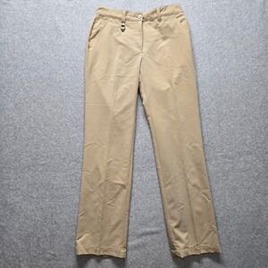 Daily Sports Women Khaki Tan Golf Pants Straight Leg Stretch Size US  0